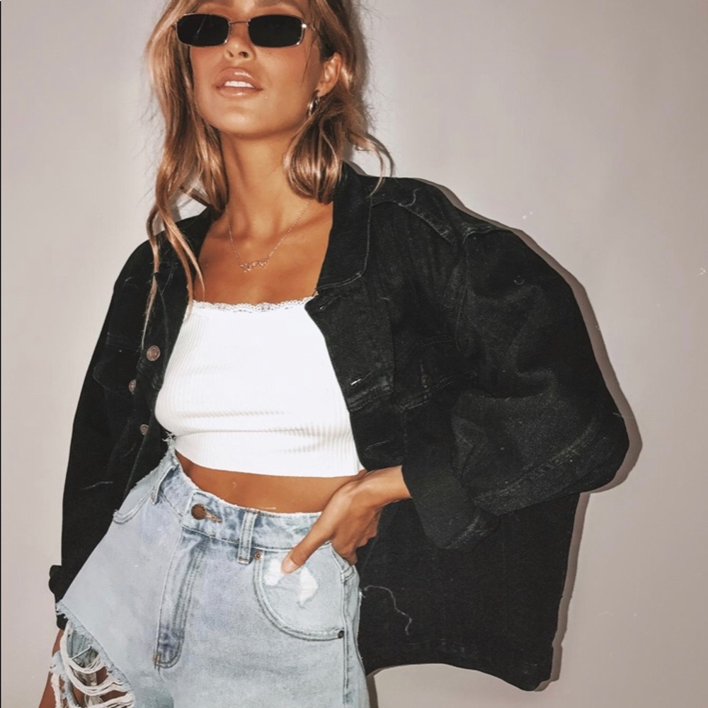 ❌❌ SOLD❌❌❌Princess Polly Phoenix Denim Jacket